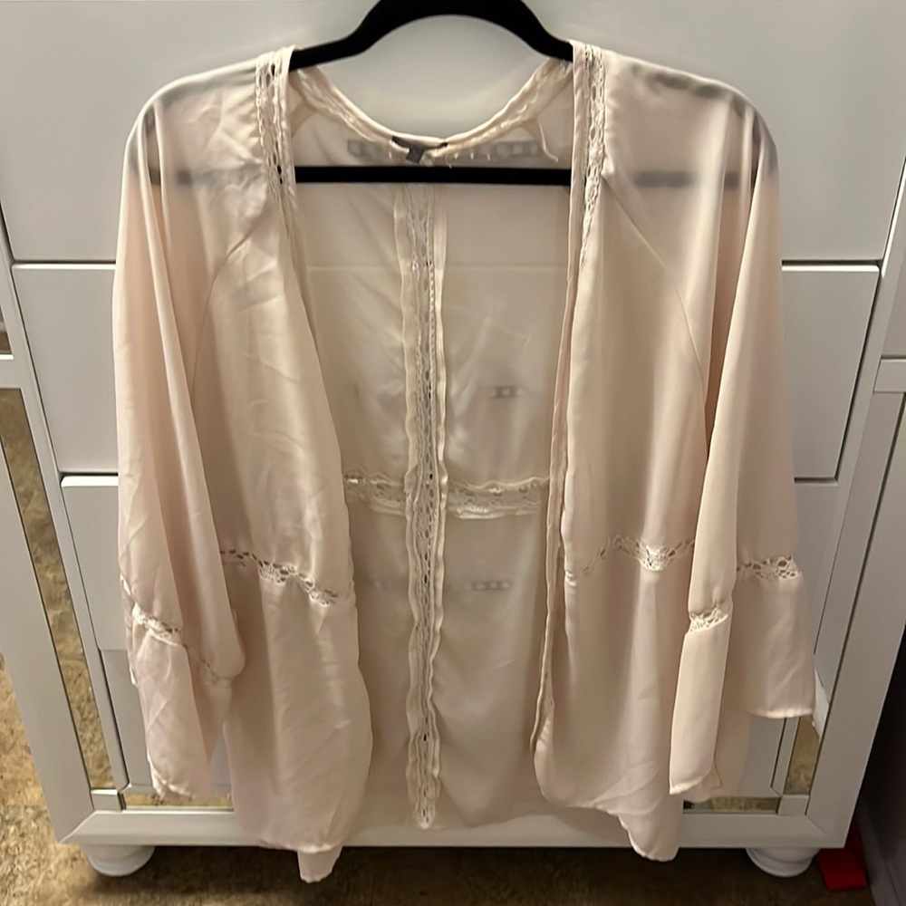 Sheer cardigan